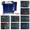 F-Tools ToolCar Werkstattwagen Werkzeugwagen | 8 volle | Seitlicher Stauraum