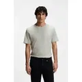 BOSS ORANGE T-Shirt Tegood Rundhalsausschnitt, Regular Fit, Logoschriftzug grau 4XL (58)