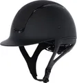 Kerbl Covalliero Reithelm Eclipse ( 52cm-56cm) schwarz matt mit Glitzer, 3230156