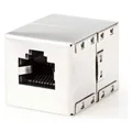 Nedis Netzwerkkoppler | CAT6 | Geschirmt | RJ45 Buchse | RJ45 Buchse | Gerade | Metall | Box (Netzwerkkabel Stecker) (CCGB89011ME)