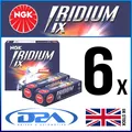 6x NGK BR7EIX 6664 IRIDIUM IX Zuendkerze KAWASAKI JF 650 B TS 89-96