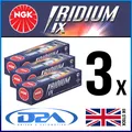 3x NGK BR7EIX (6664) IRIDIUM IX Zuendkerze