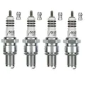 4x NGK Iridium Zündkerze BR7EIX 6664 für Kawasaki Z 650 B C SR F 1977 - 1983