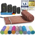 LightDry® Original Mikrofaser Sporthandtuch Backpack Reise-Handtuch - Sport & Fitness Badehandtuch saugfähig, leicht & antibakteriell und extrem schnell trocknend