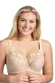 Miss Mary of Sweden Jacquard & Lace Bügel-BH – Seitliche Stütze, Voll-Cups, Starker Halt 95D Beige
