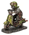 Figuren Shop GmbH Dekofigur Steampunk Figur - Katze auf Roller - Veronese - Kartzenfigur Deko