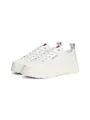 Tommy Jeans TJW VULC FLATFORM LEATHER Plateausneaker, Freizeitschuh, Halbschuh, Schnürschuh mit dezenten Ziernähten
