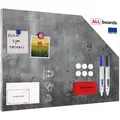 ALLboards Metalboard, Grau, Metall, 60x40x1.8 cm, Dekoration, Magnettafeln & Pinnwände