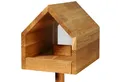 LUXUS-VOGELHAUS Futterhaus Vogelhaus "Bauhaus I", Eiche, natur