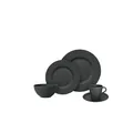 Villeroy & Boch Kombiservice Manufacture Rock  schwarz Frühstücks-Set