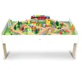 Spieltisch Holzeisenbahn Bautisch Maltisch Multifunktionstisch Kinder Puppen