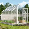 Vitavia Aktionsangebot (inkl. 100 Euro Zubehör): Gewächshaus "Domus 6700",aluminium,6,7 m2