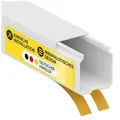tktrading24 Kabelkanal Kabelleiste aus robustem PVC weiß Selbstklebend 2m - diversen Größen weiß 20x20mm