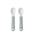 Mepal – Lernlöffel Mepal Mio – Baby Lernlöffel – Lernbesteck – Spülmaschinengeeignet & BPA frei – 2er Set – Little Farm