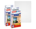 tesa Insektenschutz-Fensterrahmen Insect Stop Comfort Fliegengitter für Fenster - 1.0 m : 1.0 m, (Packung, 2-St., Fliegennetz, Klettband, Andrück und Schneidehilfe), Insektenschutzgitter - Fliegenetz ohne Bohren -zuschneidbar