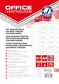 OFFICE PRODUCTS Etiketten Selbstklebend / 70 x 30 mm / 100 Blatt A4 / Weiß/Günstige, Wirtschaftliche Selbstklebeetiketten/Adressaufkleber Bedruckbar Adressetiketten Klebeetiketten