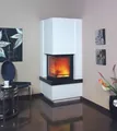 Kaminbausatz Hark Easy 500 mit Radiante 500/57 K Granit schwarz 8 kW