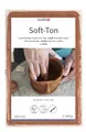 GLOREX 6 8075 137 - Soft Ton terracotta 500 g, natürlicher, lufthärtender Ton ohne Brennen, besonders weich und geschmeidig
