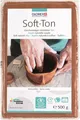 Soft-Ton, Modelliermasse terracotta, lufthärtend/brennbar 1040° 500g