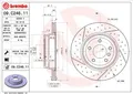 2x BREMBO 09.C246.11 Bremsscheibe für BMW