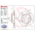 2x Bremsscheibe BREMBO 09.C246.11 passend für BMW
