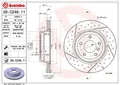 2x BREMBO Bremsscheibe Hinterachse für BMW