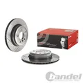2X BREMBO BREMSSCHEIBEN 324mm GESCHLITZT/GELOCHT INNENBELÜFTET HINTEN PASSEND