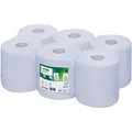 Satino Handtuchrolle 317700 20x25cm 150m 2lg blau geprägt 6 St./Pack