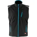 FORTIS Herren Weste 24, schwarz/türkis, Gr.XL schwarz/türkis, Gr.XL