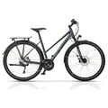 Airtracks 28 Zoll Damen Trekking Fahrrad Trail 6.0 Trekkingrad Shimano 30 x Gang DEORE XT RD-T8000 SGS - Rahmenhöhen 45cm, 50cm, 55cm (45cm (Körpergröße 155-165cm))