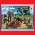 PLAYMOBIL 5275 WWF-Forscher bei afrikanischen Savannentieren Elefanten Zoo NEU