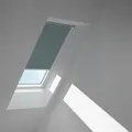 VELUX Verdunkelungsrollo Blaugrau 4581, S08, Aluminiumschiene,GGU,Manuell,VELUX