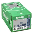 Spax Senkkopfschraube T-STAR+ 4,5 x 35/25 Wirox HP - 0191010450355 (VPE: 500 Stück)
