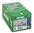 SPAX Ø 4,5 mm - Senkkopf T- STAR plus - Teilgewinde - WIROX 35 mm