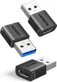 UGREEN USB auf USB C Adapter (3 Stück),10Gbps USB C Buchse zu USB A Stecker
