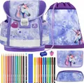 Belmil Schulranzen Set Classy Unicorn Mystic Luna 10-teilig gefüllt