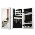 Schmuckschrank, Spiegelschrank, Hängeschrank, abschließbarer Wandschrank, pla...