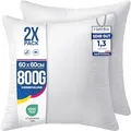 Utopia Bedding 2er Set Kissenfüllung 60 x 60 cm, Innenkissen Füllkissen Kopfkissen Sofakissen (Weiß)