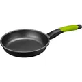 BRA Prior | 26 cm große Bratpfanne aus Aluminiumguss, mit Antihaftbeschichtung, geeignet für alle Herdarten, einschließlich Induktion - Grün/Schwarz