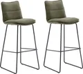 Barhocker MCA FURNITURE "Hampton", grün (olive), H:110cm T:54cm
