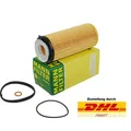 MANN Ölfilter Ölfiltereinsatz HU720/3x BMW 3er 5er 325d 330d 530d 535d 7er X5
