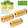 3x MANN FILTER HU730/3x ÖLFILTER FÜR BMW 3ER E90 E91-E93 5ER F10 F11 X5 E70 3.0D