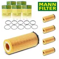 5X MANN FILTER HU750/5X ÖLFILTER FÜR BMW 5ER E90 E91-E95 5ER F10 F11 11457808445