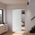 Tür Schiebetür Glas satiniert 1025 x 2200 Zimmertür Glasschiebetür Glastür -  Griffmuschel