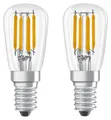2 x Osram LED Filament Leuchtmittel Röhre T26 Special 2,8W = 25W E14 klar 250lm warmweiß 2700K