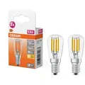 2er OSRAM E14 LED Special T26 25 300° Filament Licht schmal 2,8W wie 25W warmweiß - auch Kühlschrank geeignet