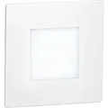 ledscom.de LED Treppenlicht/Wandeinbauleuchte FEX für innen und außen, eckig, 85 x 85mm, kaltweiß