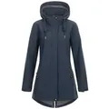 ankerglut Softshellmantel Brise blau 46