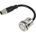 TRU COMPONENTS TC-12835308 TC-PS223P10YSSG12T M12 MALE CONNECTOR Piezotaster 24