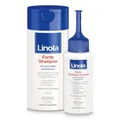Linola Forte Shampoo + Forte Kopfhaut-Tonikum - 200 ml + 100 ml - Pflege-Set gegen trockene Kopfhaut und Schuppenflechte - Haarshampoo und Haarwasser gegen Juckreiz